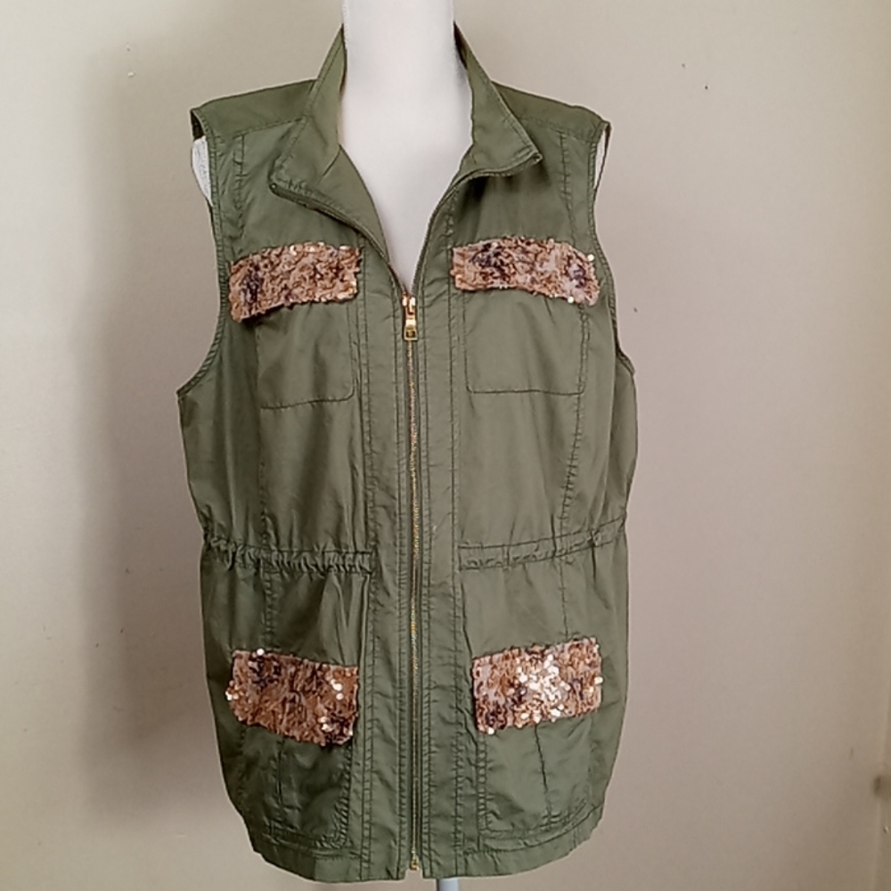 Chico's Vest Safari Look Size 3